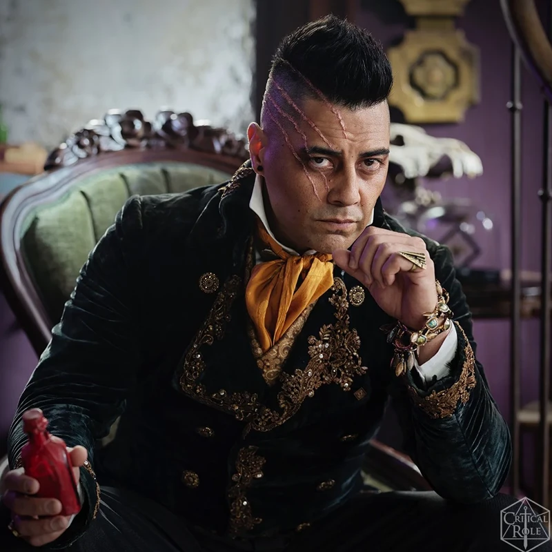 Noshir Dalal as the Emissary in Critical Role